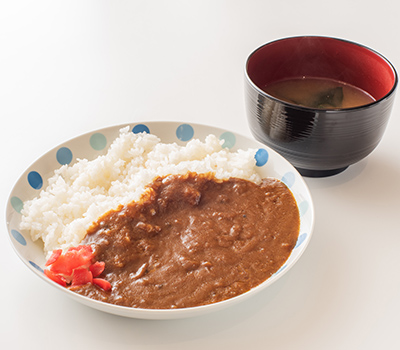 カレーライス(味噌汁つき)