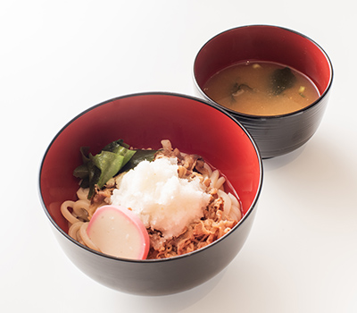 うどん(味噌汁つき)